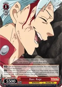 Ban Rage (The Seven Deadly Sins)