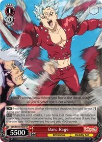 Ban Rage SR (The Seven Deadly Sins)