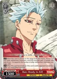 Ban Ready to Kill (The Seven Deadly Sins)