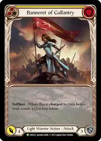 Banneret of Gallantry FAB162 (Flesh and Blood: Promo Cards)