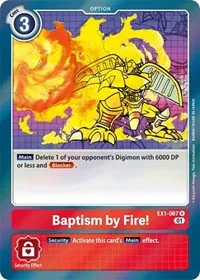Baptism by Fire (Classic Collection) — Digimon Card Game Card Value