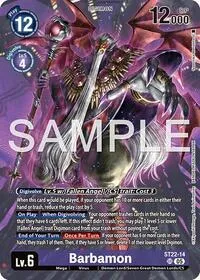 Barbamon (Starter Deck 22: Amethyst Mandala Advanced Deck Set) — Digimon Card Game Card Value