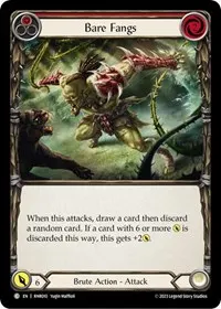 Bare Fangs Red (Blitz Deck: Heavy Hitters - Rhinar)