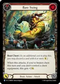 Bare Swing Red (Armory Deck: Rhinar) — Flesh & Blood TCG Card Value