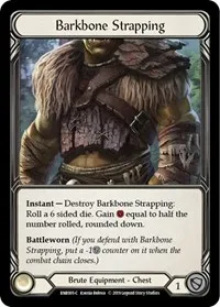 Barkbone Strapping (Hero Deck: Rhinar) — Flesh & Blood TCG Card Value