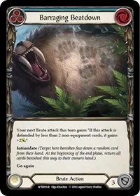 Barraging Beatdown Blue (Welcome to Rathe) — Flesh & Blood TCG Card Value