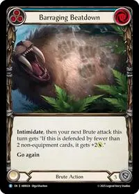Barraging Beatdown Blue (Armory Deck: Rhinar)