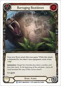 Barraging Beatdown Red (History Pack Vol.1) — Flesh & Blood TCG Card Value