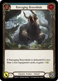 Barraging Brawnhide Blue (Hero Deck: Bravo)
