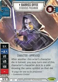 Barriss Offee (Across the Galaxy) — Star Wars Destiny Card Value