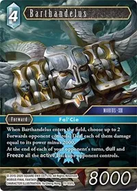 Barthandelus (Opus XI) — Final Fantasy TCG Card Value