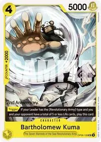Bartholomew Kuma (Emperors in the New World: 2nd Anniversary Tournament Cards)