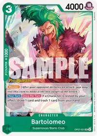 Bartolomeo (500 Years in the Future Pre-Release Cards)