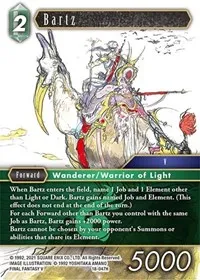 Bartz (Resurgence of Power) — Final Fantasy TCG Card Value