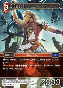 Basch (Opus II) — Final Fantasy TCG Card Value
