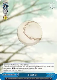 Baseball (Attack On Titan: Final Season) — Weiss Schwarz Card Value