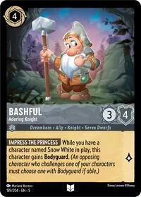 Bashful Adoring Knight (Shimmering Skies) — Lorcana TCG Card Value