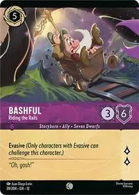 Bashful Riding the Rails Foil (Wilds Unknown)