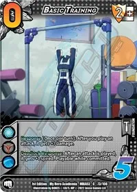 Basic Training (UniVersus: My Hero Academia: Heroes Clash) — UniVersus Card Value