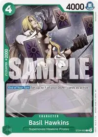 Basil Hawkins (Starter Deck 24: GREEN Jewelry Bonney)