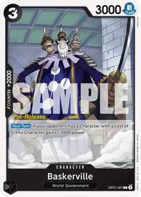 Baskerville (500 Years in the Future Pre-Release Cards) — One Piece Card Game Card Value