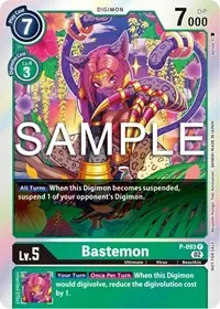 Bastemon P 093 3rd Anniversary Update Pack (Digimon Promotion Cards)