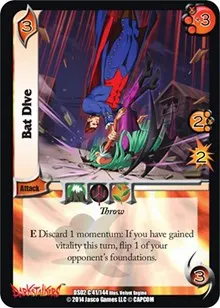 Bat Dive (Darkstalkers: Warriors of the Night)