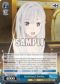 Bathtime Emilia (Re:ZERO)