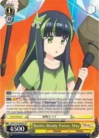 Battle Ready Force May SR (BOFURI: I Don't Want to Get Hurt, so I'll Max Out My Defense)