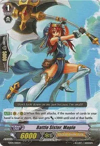 Battle Sister Maple (Trial Deck 4: Maiden Princess of the Cherry Blossom)