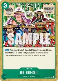 BE BENG (Romance Dawn) — One Piece Card Game Card Value