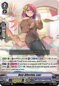 Bear Affection Laer (V-EB15: Twinkle Melody) — Cardfight Vanguard Card Value