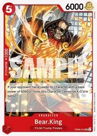 BearKing (Wings of the Captain Pre-Release Cards)