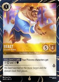 Beast Gracious Prince (Disney Lorcana Promo Cards)
