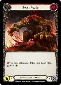 Beast Mode (Classic Battles: Rhinar vs Dorinthea) — Flesh & Blood TCG Card Value