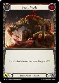 beast mode red (Blitz Deck: Heavy Hitters - Rhinar)