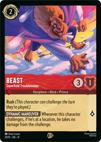 Beast Snowfield Troublemaker (Disney Lorcana Promo Cards)