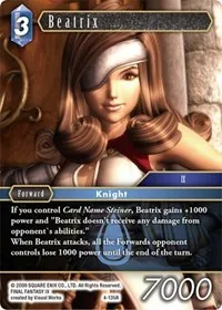 Beatrix (Opus IV) — Final Fantasy TCG Card Value