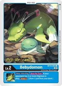 Bebydomon (Xros Encounter Pre-Release Cards) — Digimon Card Game Card Value