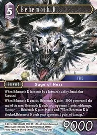 Behemoth K (Opus XIII: Crystal Radiance) — Final Fantasy TCG Card Value