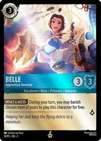 Belle Apprentice Inventor (Disney Lorcana Promo Cards) — Lorcana TCG Card Value