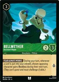 Bellwether Assistant Mayor (Azurite Sea) — Lorcana TCG Card Value