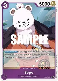 Bepo (Awakening of the New Era) — One Piece Card Game Card Value