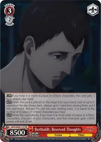 Bertholdt Reserved Thoughts (Attack On Titan: Final Season)