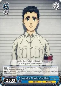 Bertholdt Warrior Candidate (Attack On Titan: Final Season)