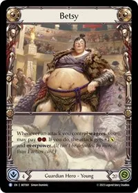 betsy (Blitz Deck: Heavy Hitters - Betsy) — Flesh & Blood TCG Card Value