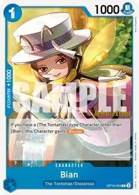 Bian (Royal Blood Release Event Cards) — One Piece Card Game Card Value