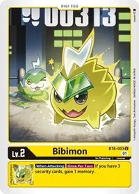 Bibimon (Double Diamond) — Digimon Card Game Card Value