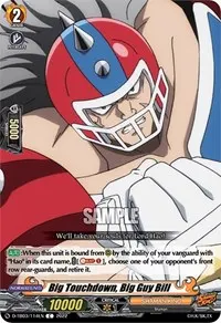 Big Touchdown Big Guy Bill (D-TB03: Shaman King)
