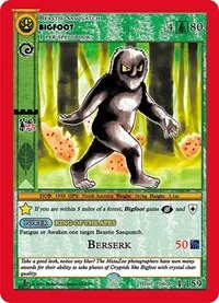 Bigfoot (Cryptid Nation: First Edition) — MetaZoo Card Value